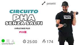 allenamento total body in tecnica PHA della durata di 25 minuti