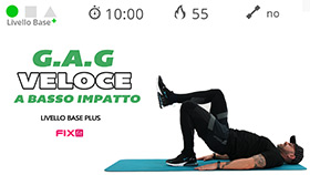 allenamento G.A.G veloce di soli 10 minuti