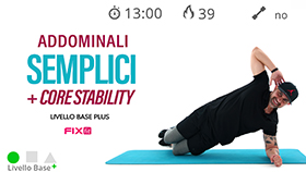 allenamento per addome e core con esercizi semplici