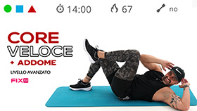 allenamento veloce e completo per addominali e core stability