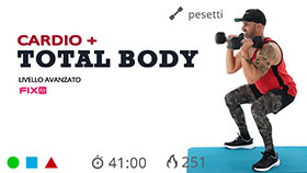 allenamento total body senza salti focus glutei