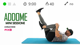 mini workout per rinforzare core e addome
