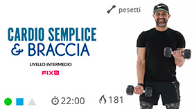 sessione veloce di tonificazione braccia con cardio