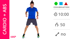 allenamento breve intenso con addominali e sessioni cardio