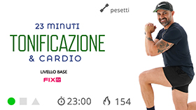 workout total body con cardio e tonificazione