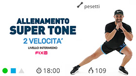 workout Supertone a velocità di esecuzione variabile