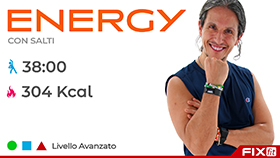 allenamento di aerobica a tempo di musica della durata di 38 minuti