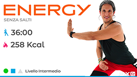 allenamento di aerobica a tempo di musica della durata di 36 minuti