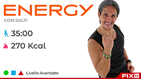 allenamento di aerobica a tempo di musica della durata di 35 minuti