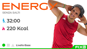 allenamento di aerobica a tempo di musica della durata di 32 minuti