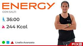 allenamento di aerobica a tempo di musica della durata di 36 minuti