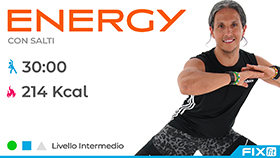 allenamento di aerobica a tempo di musica della durata di 30 minuti