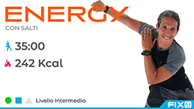 allenamento di aerobica a tempo di musica della durata di 35 minuti