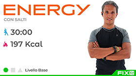 allenamento di aerobica a tempo di musica della durata di 30 minuti