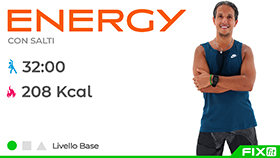 allenamento di aerobica a tempo di musica della durata di 32 minuti