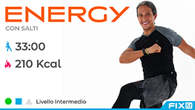 allenamento di aerobica a tempo di musica della durata di 33 minuti