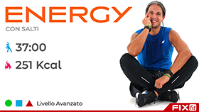 allenamento di aerobica a tempo di musica della durata di 37 minuti