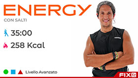 allenamento di aerobica a tempo di musica della durata di 35 minuti