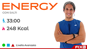 allenamento di aerobica a tempo di musica della durata di 30 minuti