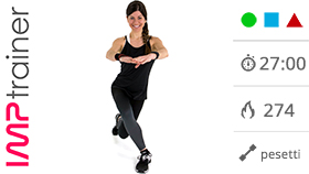 allenamento total body intenso con pesetti