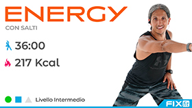 cardio workout con musica a media e alta intensità