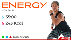 Energy workout avanzato con salti ad alta intensità