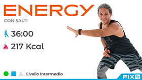 allenamento Energy da 36 minuti con salti