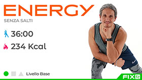 allenamento Energy senza salti con esercizi cardio semplici
