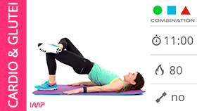 allenamento veloce per i glutei con cardio