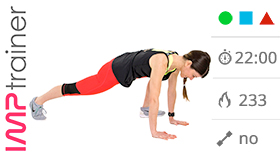allenamento total body ad alta intensità con varianti di plank