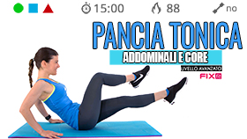allenamento intenso per l'addome