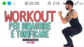 allenamento di tonificazione total body senza salti