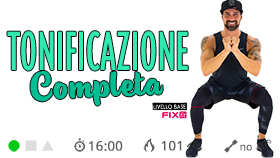 allenamento di tonificazione con esercizi di facile esecuzione