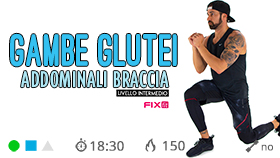 allenamento total body veloce per tonificare gambe, glutei, addome e braccia