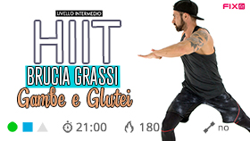 allenamento HIIT per tonificare gambe e glutei