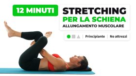 allenamento veloce di allungamento muscolare della schiena