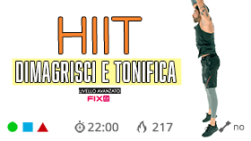allenamento HIIT impegnativo
