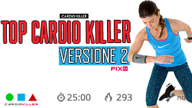 allenamento cardio killer versione intermedia con sprint e combo