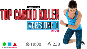 allenamento cardio killer versione breve con spint e combo