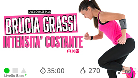 Allenamento brucia grassi senza salti base più
