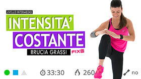 allenamento brucia grassi senza salti
