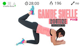 allenamento cardio tone in piedi e a terra