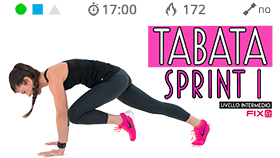 allenamento TABATA SPRINT I con sprint e combo