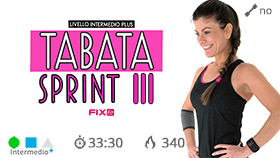 allenamento TABATA SPRINT III ad alta Intensità + core stability