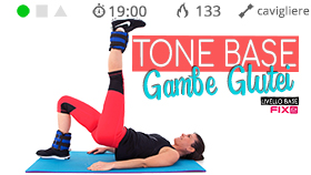 workout per gambe e glutei con cavigliere (opzionali)