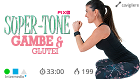 allenamento per gambe e glutei con cardio