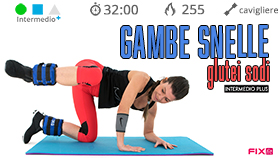 allenamento per gambe e glutei con esercizi mirati