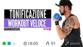 allenamento mirato alla tonificazione di spalle e braccia