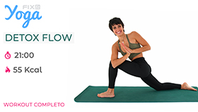allenamento veloce di Yoga ideale per disintossicare l'organismo da tutto ciò che ti appesantisce