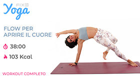 allenamento di Yoga dove attraverso questa pratica porteremo attenzione alla zona del cuore
